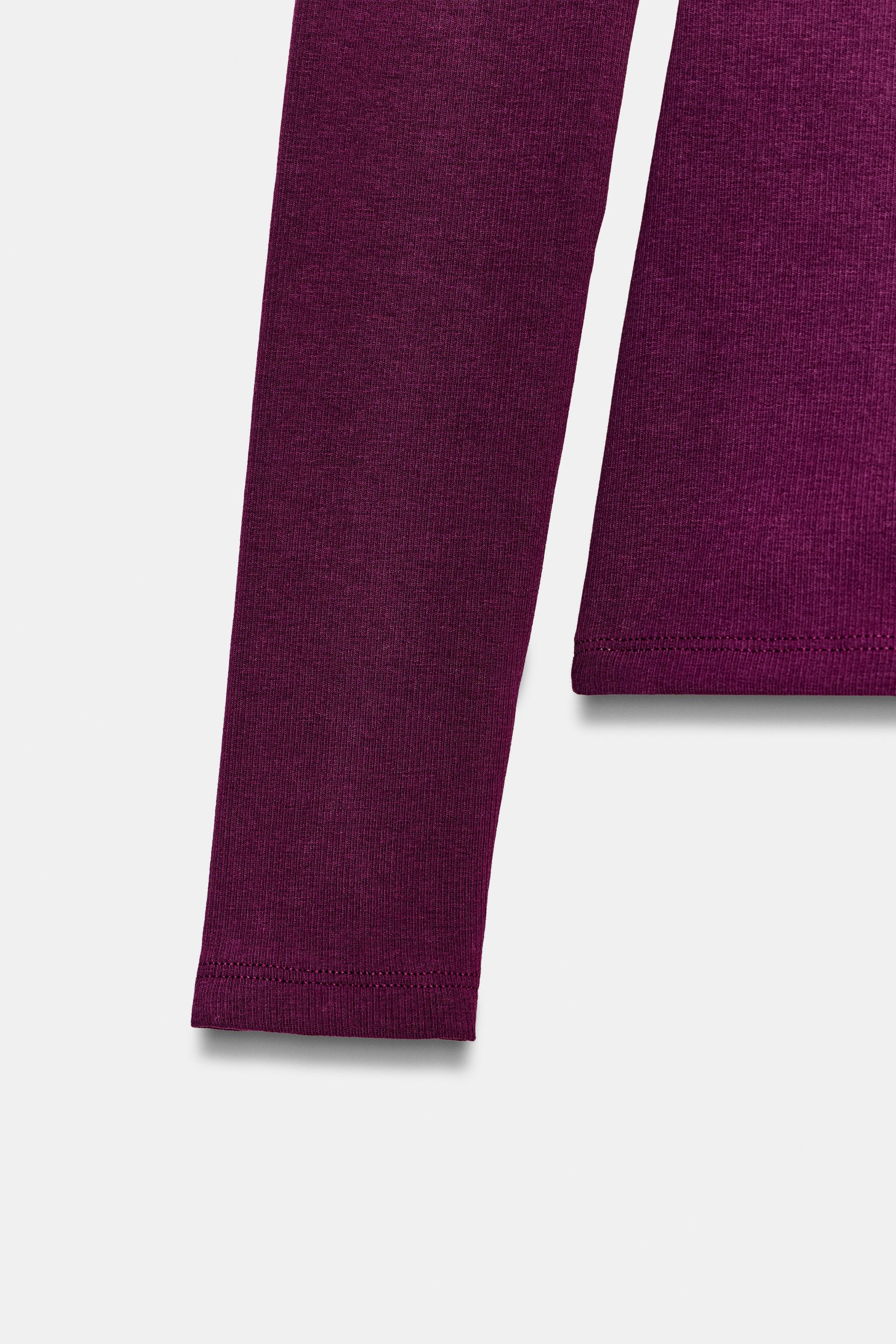 RIB LONG SLEEVE T-SHIRT